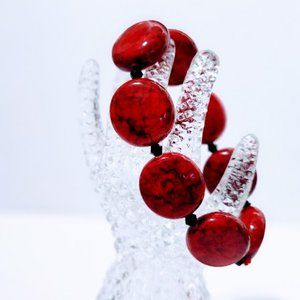 Red Onyx Natural Stone Bracelet